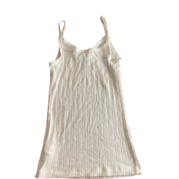 Universal Thread Cream Ribbed Top - Picture 3 of 3